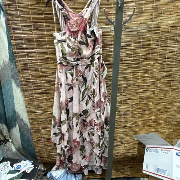 Xscape Womens Criss-Cross Maxi Maxi Dress Size 12 - Picture 1 of 2